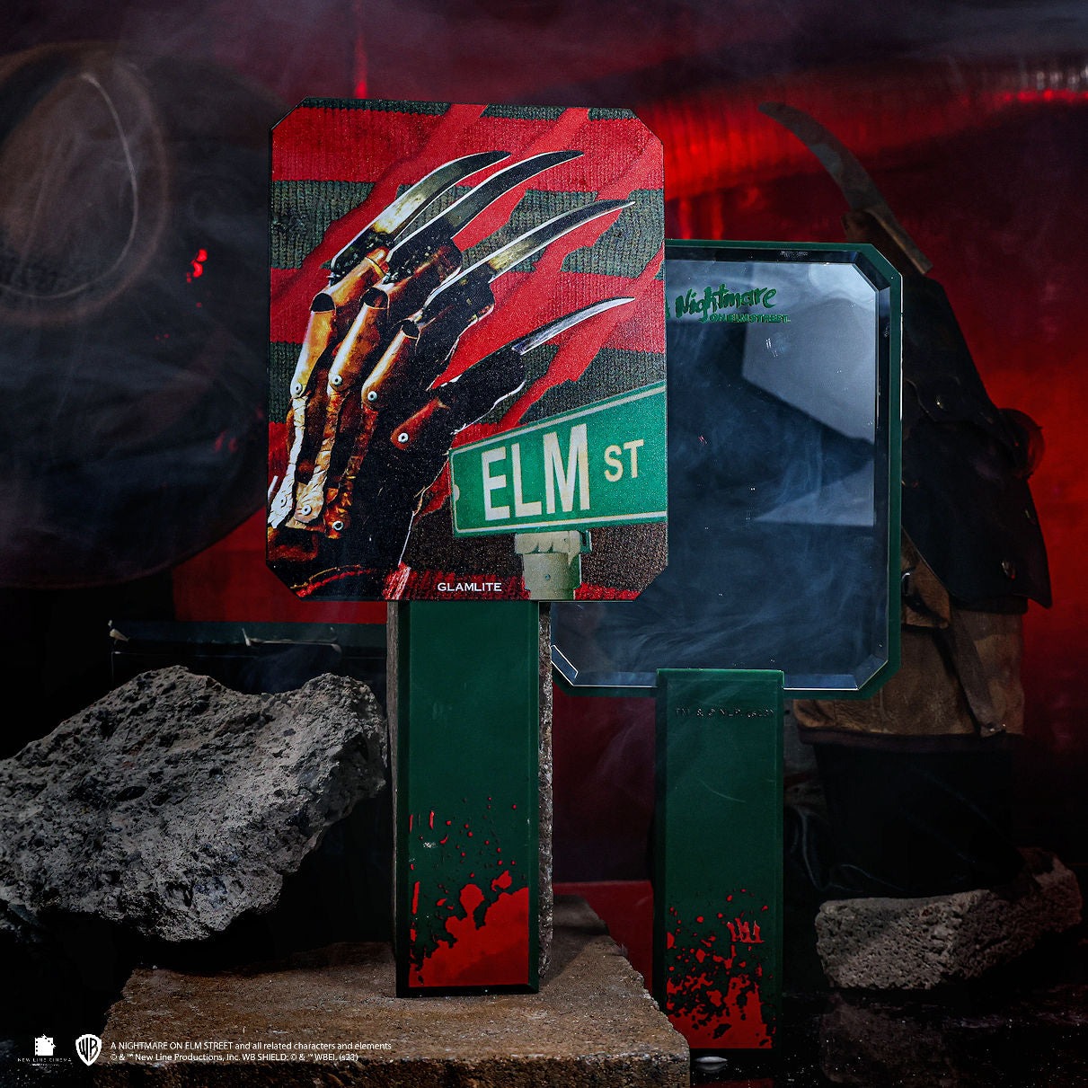 Glamlite - A Nightmare on Elm Street Mirror Handspiegel - Schwarz